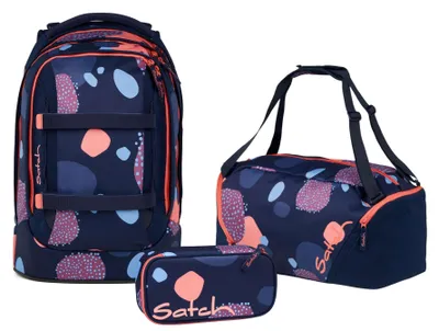 Produktbild von Satch, Schulrucksack-Set PACK Coral Reef 3-teilig; ab 5. Klasse