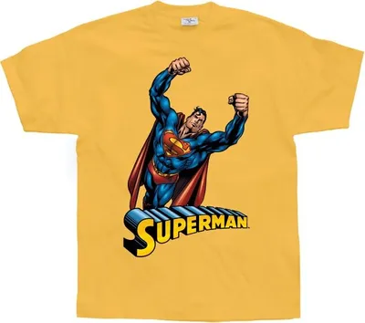 Produktbild von Superman Flying T-Shirt - X-Large - Orange