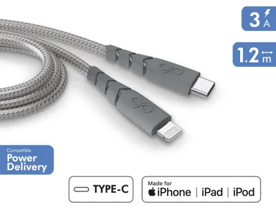 Image de Câble Ultra-Renforcé USB C / Lightning 3A 1.