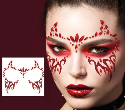 Zdjęcie produktu dla Guirca Demon Face Jewels jeden rozmiar