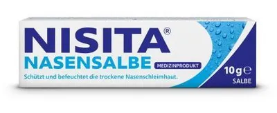 Produktbild von Nisita Nasensalbe mit Mineralsalzen zur Pflege trockener Nasenschleimhaut 10 g