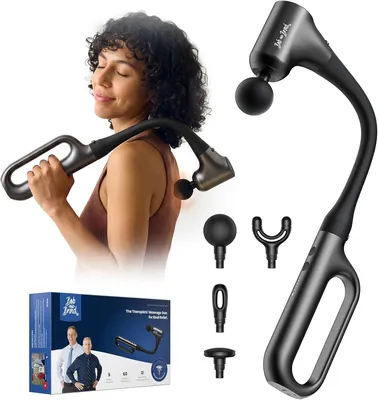 Productafbeelding van AND BRAD L9 massagepistool met afneembare verlenghandgreep