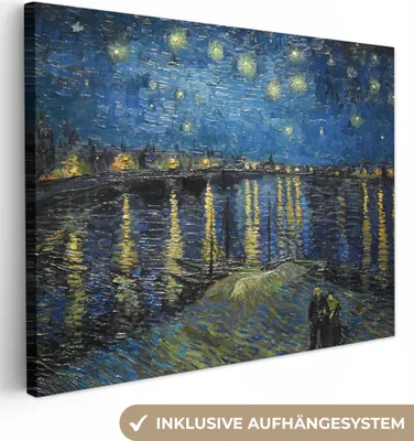 Obrázek produktu pro OneMillionCanvasses® - Plátno - Van Gogh - Most - Staří mistři, nástěnná malba, nástěnné dekorace obrazy obývací pokoj, 80x60cm