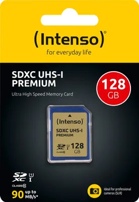 Immagine prodotto di Scheda di memoria Intenso SDXC UHS-I Premium 128GB Classe 10