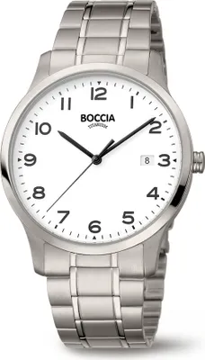 Produktbild von Boccia 3620-01 Herrenuhr Titanium 40mm 5ATM