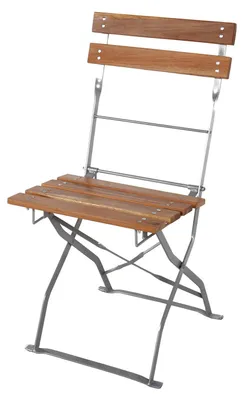 Biergarten Klappstuhl Klappsessel Gartenstuhl Akazienholz Stahl pulverbeschichtet