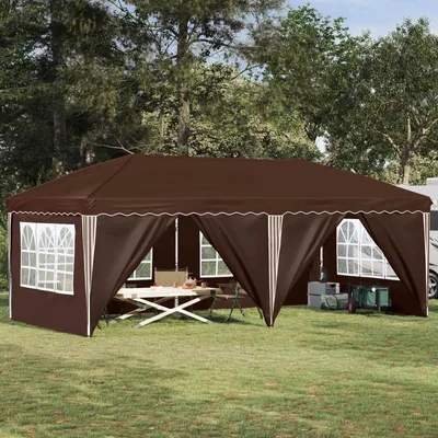 Immagine prodotto di Maison Exclusive - Tenda pop-up per feste, dimensioni 575 x 288 x 245 cm, colore marrone