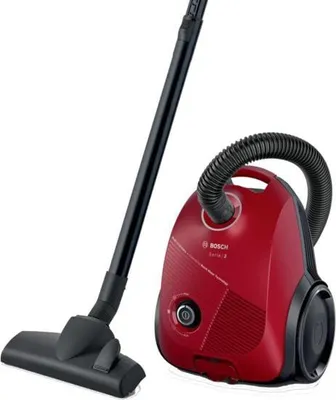 Produktbild von Bosch Serie 2 BGLS2RD1, 600 W, Zylinder-Vakuum, Trocken, Staubbeutel, 3,5 l, Hygienefilter