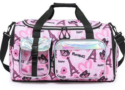 Produktbild von Multifunktionale Reisetasche - Sporttasche für Kinder - Schwimmtasche für Kinder - Faltbare Reisetasche - Mit Schuhfach - Langlebiges Material