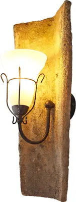 Produktbild von Wandleuchte Dachziegelleuchte Wandlampe Landhausstil E14 handgefertigt