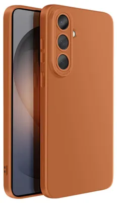 Zdjęcie produktu dla Avizar, silikonowe etui z wzmocnieniem chroniącym aparat do Galaxy S26 Plus, brązowe