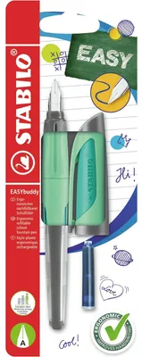 Produktbild von STABILO Schulfüller mit Anfänger-Feder A -  EASYbuddy Pastel in Minzgrün - Schreibfarbe…