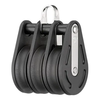 Zdjęcie produktu dla Blok łożyska ślizgowego 12 mm – 3 rolki, uchwyt