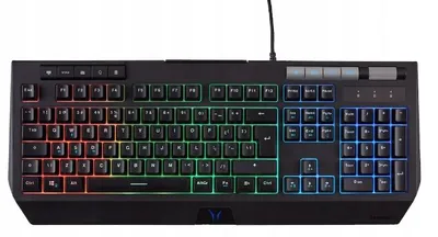 Produktbild von Erazer x81600, Kabelgebunden, USB, Halbmechanischer Schlüsselschalter, QWERTY, RGB-LED, Schwarz