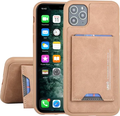 Obrázok produktu pre Príslušenstvo UNIQ Apple iPhone 11 Pro Max Brown Zadný kryt - Držiak na karty