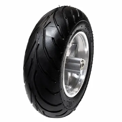 Produktbild von Vorderrad 90/65-6.5 Scooter Komplettrad Tubeless Alufelge Silber 6,5 Zoll