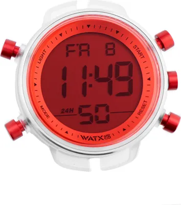 Produktbild von WATXANDCO RWA1741 Uhr. Quarz, rot. Uni.