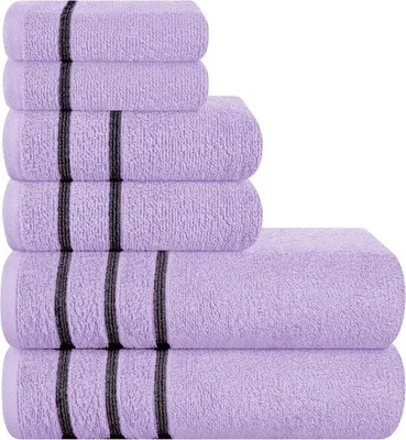 Produktbild von Famanu Handtuchset 6-teilig - Dunkelpurpur