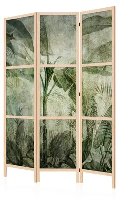 Image de LUMASOUL Paravent simple face, Séparation d'intérieur, Feuilles Japonais 6, 135x172 cm