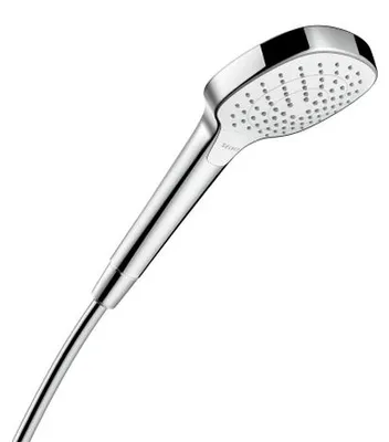 Produktbild von Hansgrohe Croma Select E, Handduschbrause mit Kopf, Chrom, Weiß, Wand
