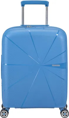 Produktbild von American Tourister Trolley Starvibe Spinner 55 / 20 EXP TSA Tranquil Blue hellblau 57cm