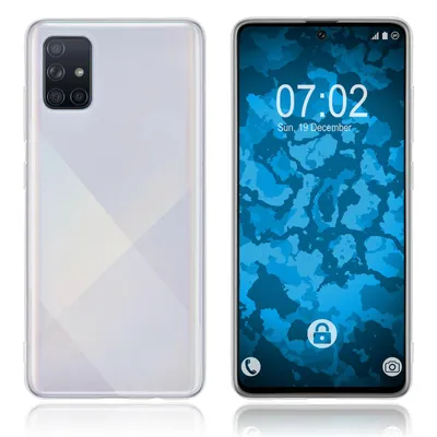 Zdjęcie produktu dla Etui PhoneNatic kompatybilne z Samsungiem Galaxy A71 – przezroczyste silikonowe etui crystal-case