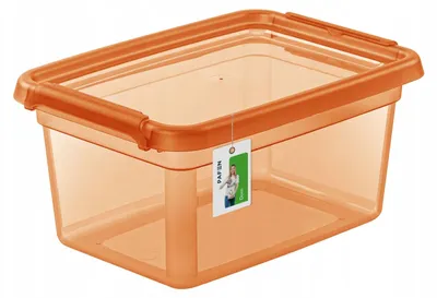 Produktbild von ORPLAST BaseStore Aufbewahrungsbox 1,5L transparent orange