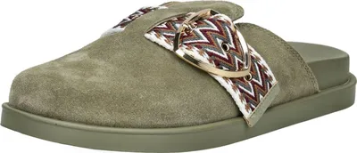 Produktbild von Blauer Pantoletten Pantoletten Veloursleder