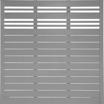 Produktbild von Zaun Hauptelement Konsta Reddy 180 x 180 cm hellgrau