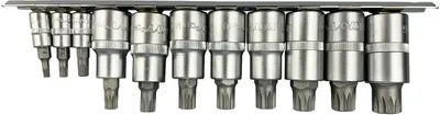 Produktbild von Innenvielzahn-Satz XZN M4-M16 Bit Steck-Nuss-Schlüssel-Einsatz Set