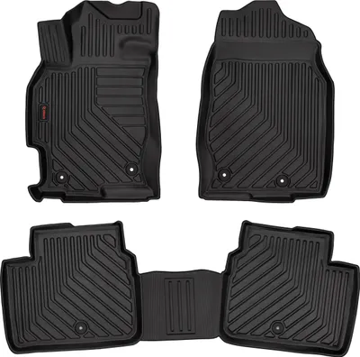 Produktbild von 3D Gummimatten passend für Mazda 6 II GH limousine, kombi, liftback, schrägheck (2007-2012) – Schwarz, hoher Rand, 4-tlg Set