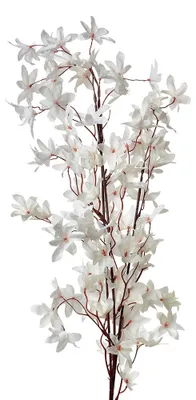Productafbeelding van Clayre & Eef Kunstbloem, 112 cm, wit, kunststof