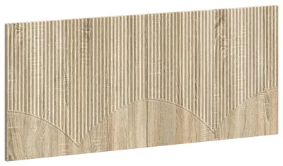 Imagen del producto de vidaXL Cabecero de pared, diseño HOORN, madera contrachapada en roble Sonoma