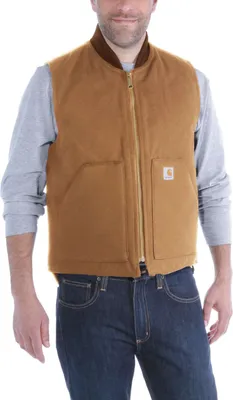 Produktbild von Carhartt Herren Weste Duck Vest Arctic Quilt Lined , Carhartt Braun, 3XL