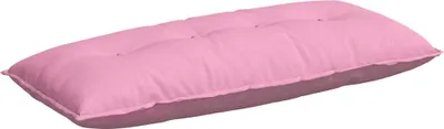 Immagine prodotto di vidaXL Cuscino schienale rosa 120 x 19 x 50 cm in tessuto