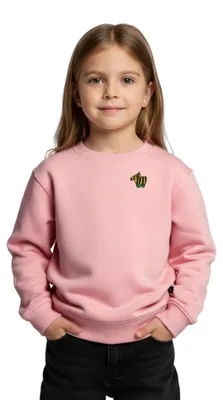 Produktbild von Spreadshirt Janosch Tigerente Stick Kinder Premium Pullover, 146/152 (10 Jahre), Rosa