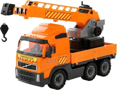 Image de Camion VOLVO avec grue sur plate-forme de retournement