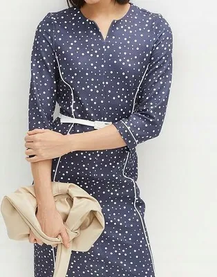 Produktbild von Bonprix Damen Tupfenkleid mit Gürtel Größe: 36/38