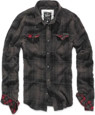 Produktbild von Brandit Duncan Hemd, schwarz/braun, XL