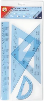 Image de KOH Geometrie - Set de 4 carreaux 30 cm Lineal transp Blau