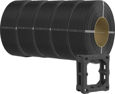 Obrázek produktu pro PLA filament, průměr 1,75 mm, kompatibilní s většinou FDM tiskáren, PLAplus černý