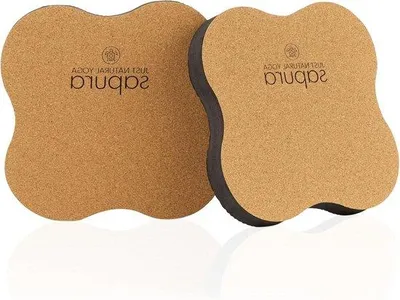 Produktbild von Famanu Kniepads Set aus Kork - nachhaltige Knieschoner für Yoga