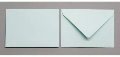 Produktbild von Briefumschläge 90x140mm 120g/qm gummiert VE=100 Stück himmelblau