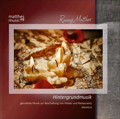 Produktbild von Hintergrundmusik (Vol. 6): Gemafreie Musik zur Beschallung von Hotels & Restaurants (Klaviermusik & Filmmusik)