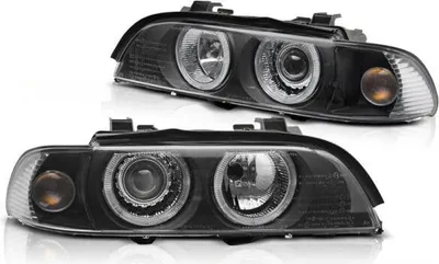 Produktbild von Xenon Angel Eyes Scheinwerfer passend für BMW 5er E39 Facelift (LCI) 00-03 schwarz