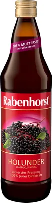 Produktbild von RABENHORST Holunder Muttersaft 6er Pack (6 x 700 ml)