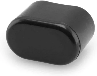 Produktbild von Fußdoppen Set 4 Stück oval Schwarz - 38x20 mm