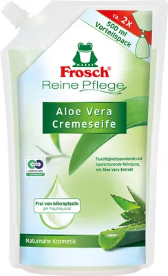 Zdjęcie produktu dla Frosch nawilżające mydło pielęgnacyjne z aloesem 500ml