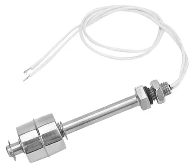 Flüssigkeitsniveausensor, Edelstahl, 100 mm, 0-220 V, temperaturbeständig