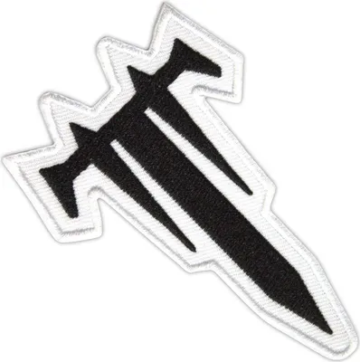 Image de Trivium - Logo - Ecusson à repasser, tissu tissé RO12892 (taille unique) (Noir/Blanc)